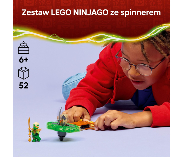 LEGO NINJAGO 71850 Lloyd kontra ziemny potwór na spinnerze - 1473533 - zdjęcie 6